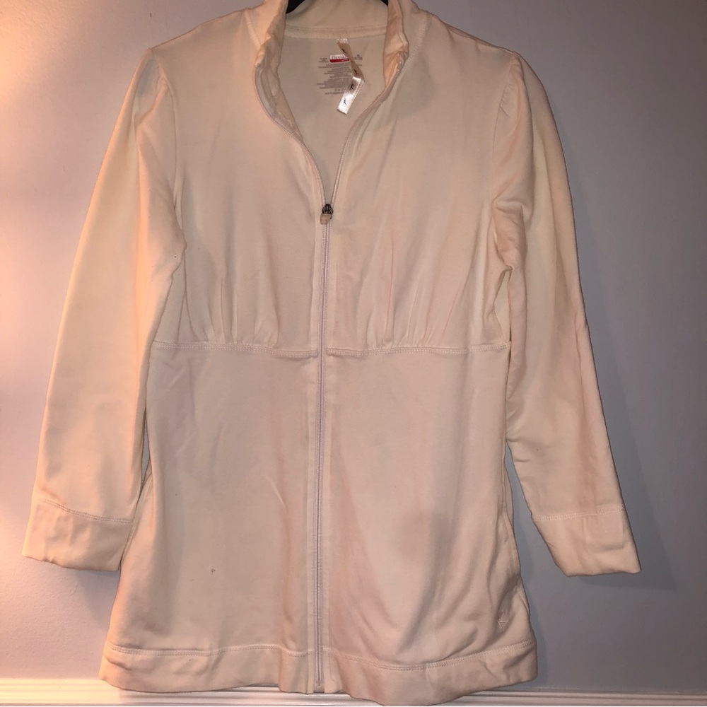Danskin Cream athleisure jacket